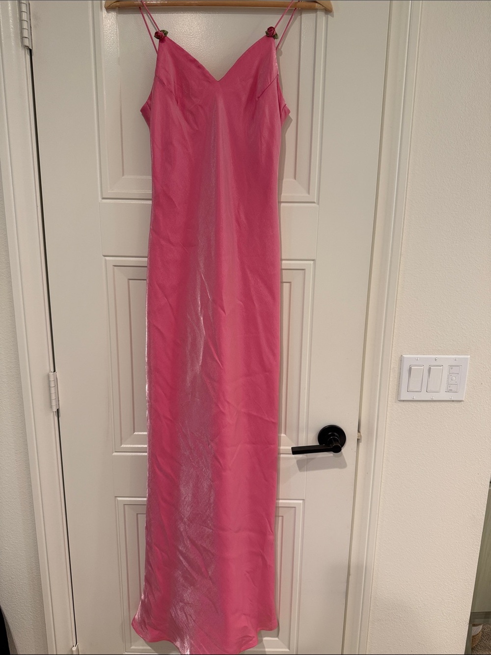 Pink Slip Maxi Dress